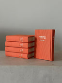 Coffret 5 Mahzorim de fêtes orange personnalisable – Eliorness