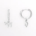 Boucles d’oreilles Hai – Argent 925 plaqué or & zirconiums