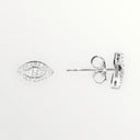 Boucles d’oreilles Œil – Argent 925 plaqué or & zirconiums