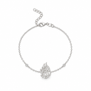 Bracelet Aech Cheli Serti – argent 925, fond blanc