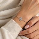 Bracelet Aech Cheli Serti – argent 925, porté
