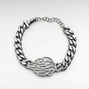 Full Used Silver Chain Bracelet
