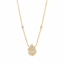 Collier Aech Cheli Argent 925 – doré, fond blanc