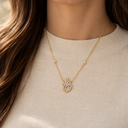 Collier Aech Cheli Argent 925 – doré, porté