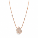 Collier Aech Cheli Argent 925 – or rose, fond blanc