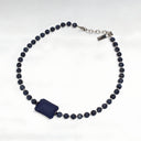 שרשרת Atlanta Small – חרוזים ותליון פתק כחול