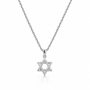 Collier Maguen David Argent 925 – fond blanc