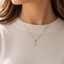 Collier Maguen David Argent 925 – porté