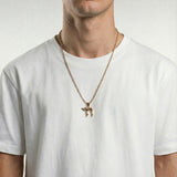 Silver-plated Hai necklace – Small size