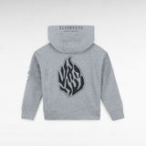 GILET GRIS CHINÉ ENFANT