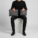 Dark Grey Tallit &amp; Tefillin Set -Hai