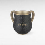 Kelli black and gold lava effect