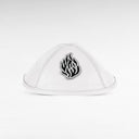 Kippa cuir croco Blanc – Broderie Aech Sheli