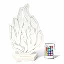 Boîte de Tsedaka lumineuse LED Aech Cheli Grand Modèle blanche avec télécommande – Eliorness