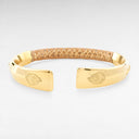 Petek Gold/Beige Croco Cuff 