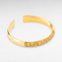 Petek Gold/Mustard Crocodile Cuff 