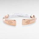 Petek RoseGold/White Crocodile Cuff 