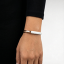 Petek RoseGold/White Crocodile Cuff 