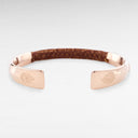 Petek RoseGold/Croc Brown Cuff 