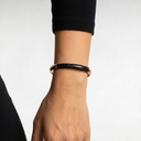 Petek RoseGold/Black Crocodile Cuff 