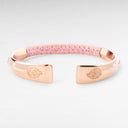 Petek RoseGold/Pink Crocodile Cuff 