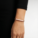 Petek RoseGold/Pink Crocodile Cuff 