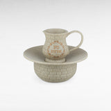 Mayim Aharonim – Ensemble rituel coupe & soucoupe