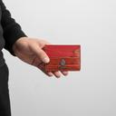 מחזיק כרטיסים אדום – עור אמיתי