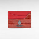 מחזיק כרטיסים אדום – עור אמיתי