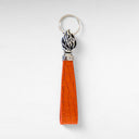 Orange keychain and bag charm