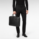 מחזיק מסמכים מעור שחור