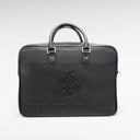 מחזיק מסמכים מעור שחור