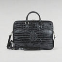 Black crocodile leather briefcase – Brilliant Edition