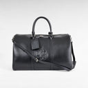 תיק Keepall מעור שחור מט