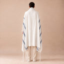 Tallit Personnalisé – Bleu Ciel – sans symbole