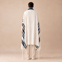 Tallit Personnalisé – Bleu Marine – sans symbole