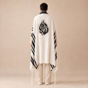 Tallit Personnalisé Noir – broderie Aech Cheli
