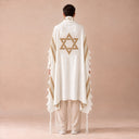 Tallit Personnalisé Camel & Or – broderie Maguen David