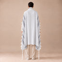 Tallit Personnalisé – Gris Clair – sans symbole
