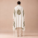 Tallit Personnalisé Kaki – broderie Aech Cheli