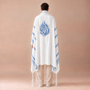 Tallit Personnalisé Bleu (Maguen David) – broderie Aech Cheli