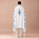 Tallit Personnalisé Bleu (Maguen David) – broderie Terre d'Israël